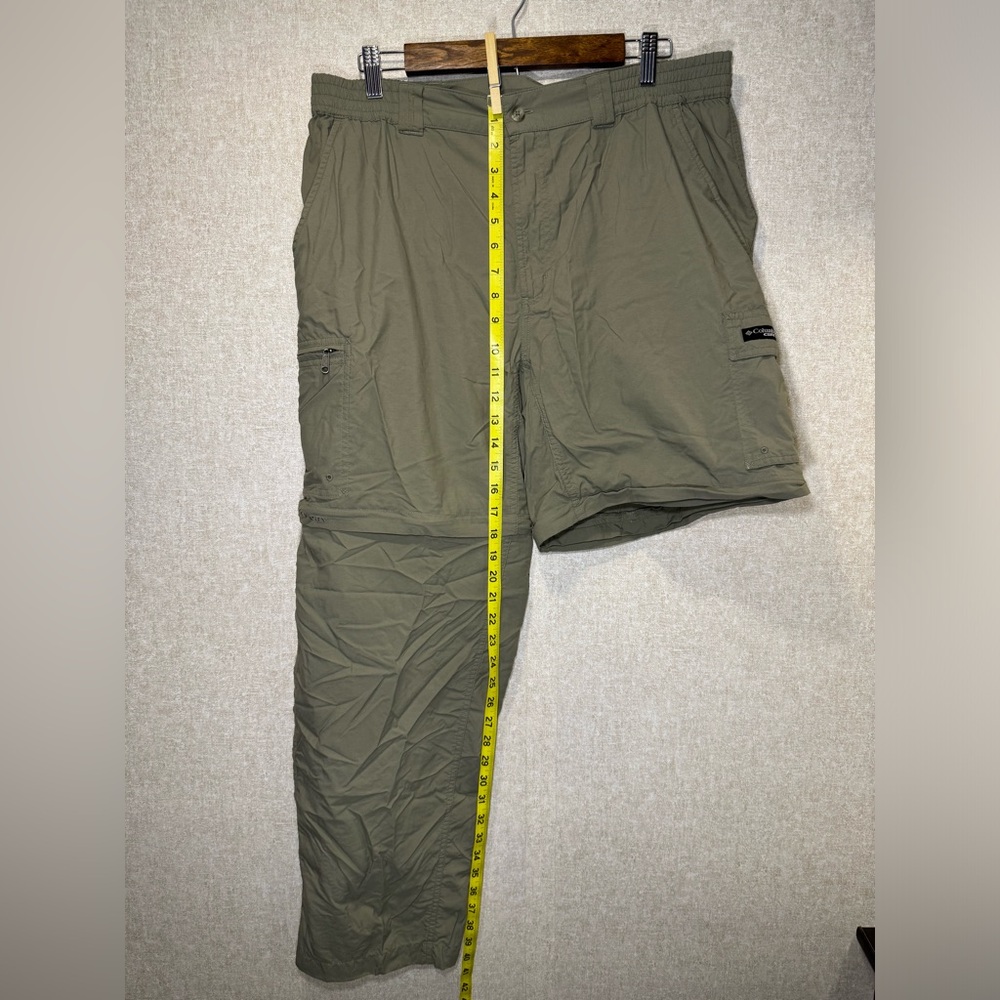 Columbia GRT Convertible Trekking Pants Zip-Off Shorts Hiking Fishing Size L - Picture 9 of 11